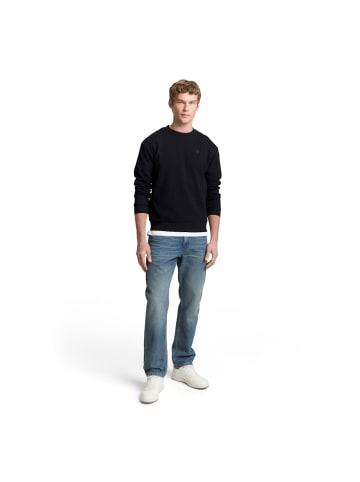 TOM TAILOR Denim Sweatshirt in Black