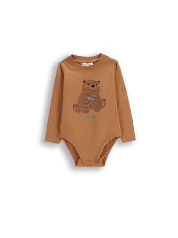 Coccodrillo Langarm-Body in braun