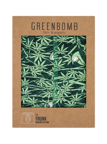 GreenBomb Trunk Animal Sloth in Dunkelgrün