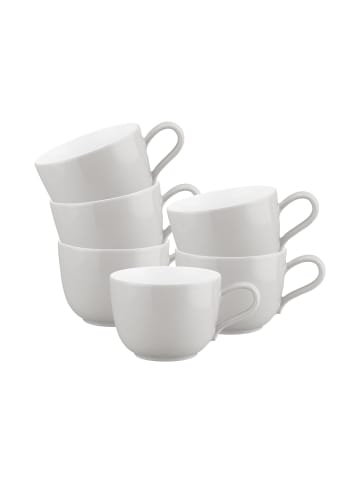 Seltmann Weiden 6er Set Kaffeetassen Liberty Pure Colors 260 ml in New Grey
