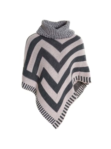 BEZLIT Poncho in Rosa - Grau