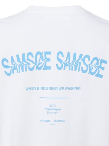 SAMSOE & SAMSOE T-Shirt Saswirl in weiß