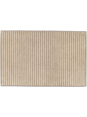 Cawö Cawö Badematten Two-Tone Stripes 480 graphit - 70 in graphit - 70