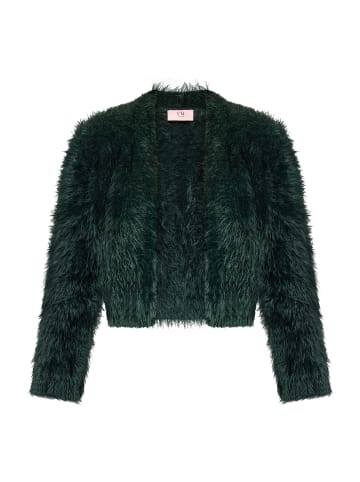 Vera Mont Strickbolero mit Struktur in Dark Moss