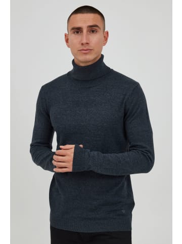 11 Project Strickpullover PRIngbert 21300760-ME Klassischer Rollkragenpullover in Blau
