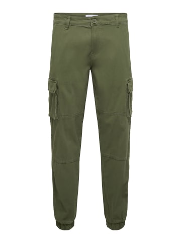 ONLY & SONS Cargo-Hose in Olive Night