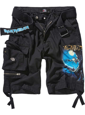 Brandit Short "Iron Maiden" in Schwarz