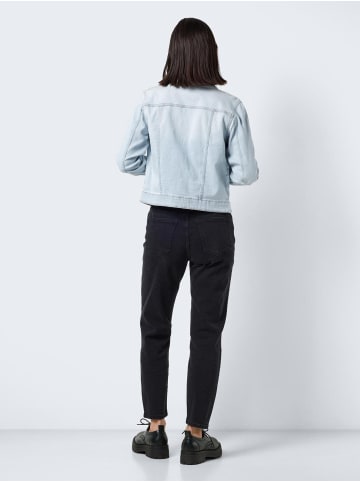 Noisy may Klassische Jeansjacke mit femininen Denim Details in Hellblau