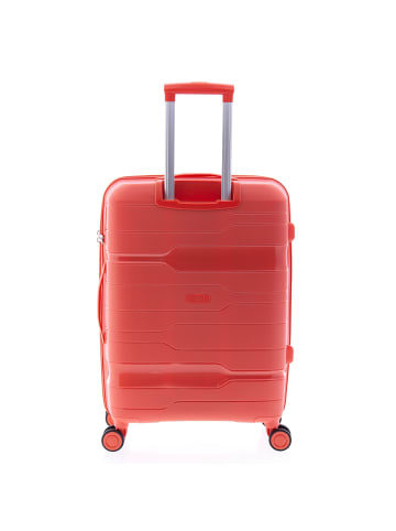 Gladiator 3800 4 Rollen Trolley 67 cm mit Dehnfalte in coral