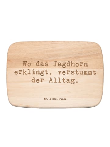 Mr. & Mrs. Panda Holzbrett Spruch Jagdhorn Melodie mit Spruch in Transparent