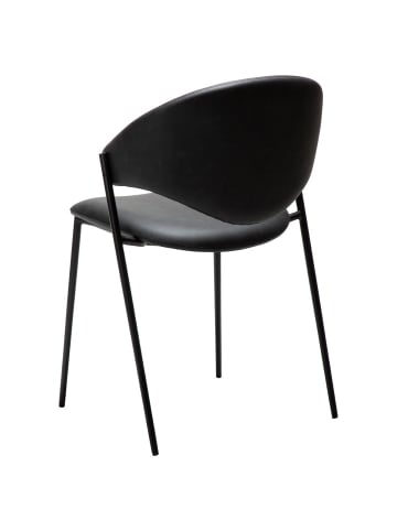 ebuy24 Esszimmerstuhl Zone Schwarz 2er Set