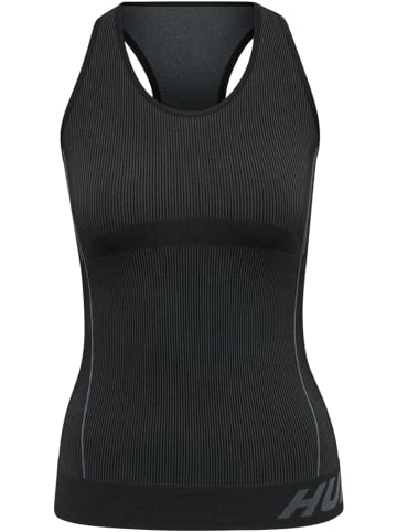 Hummel Oberteil Hmlte Christel Seamless Top in BLACK/ASPHALT MELANGE