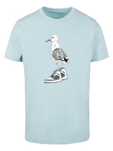 Mister Tee T-Shirt in ocean blue