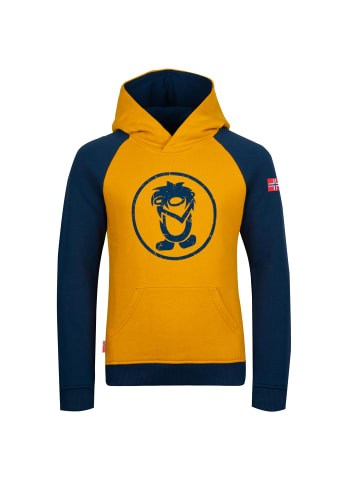 Trollkids Hoodie Stavanger in golden yellow