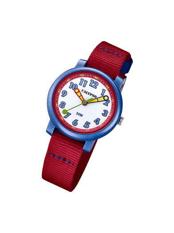 Calypso Analog-Armbanduhr Calypso Junior rot mittel (ca. 32mm)