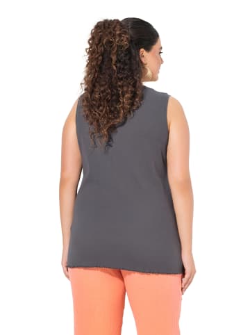 Ulla Popken Strick-Top in graphitgrau