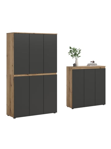 ebuy24 Schlafzimmer-Set Scarpa (2-teilig) Anthrazit 235 x 37 cm