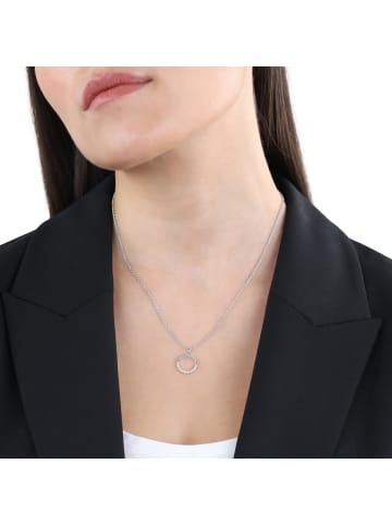 s.Oliver Kette mit Anhänger Silber 925, rhodiniert in Silber
