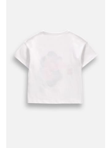 MOKIDA Baumwoll-t-shirt mit kurzen Ärmeln in weiß
