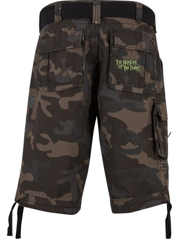 Brandit Brandit Iron Maiden Savage Shorts The Number of The Beast in darkcamo