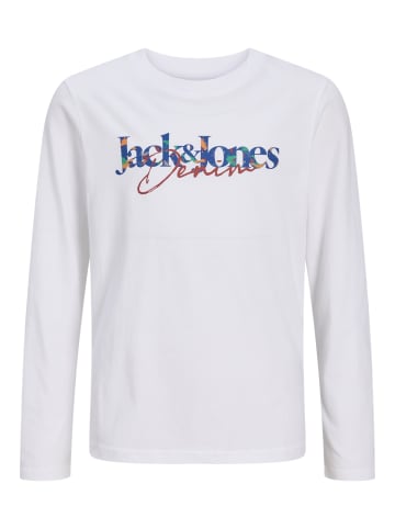 JACK & JONES Junior Longsleeve Print Jjtom in bright white