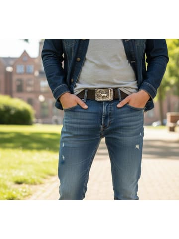 FRONHOFER Trachtengürtel in Trachten-braun