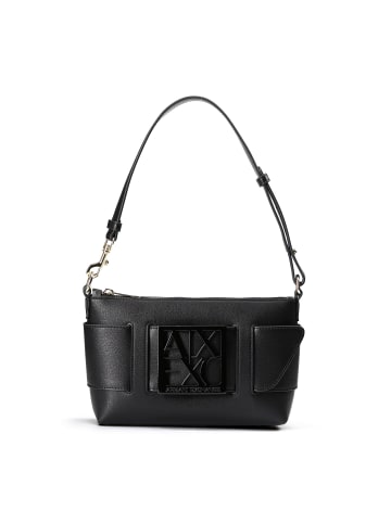 Armani Exchange Susie Schultertasche 20 cm in nero