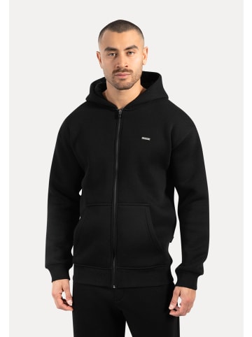 SMILODOX Zip Hoodie Ilyas in Schwarz