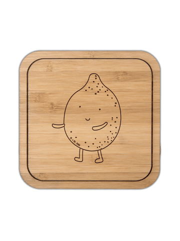 Mr. & Mrs. Panda Tischuntersetzer Beste Freunde Zitrone ohne Spruch in Transparent