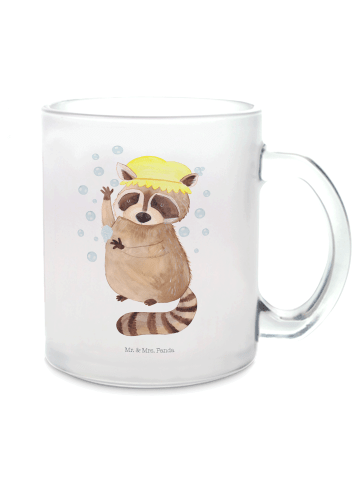 Mr. & Mrs. Panda Tee Tasse Waschbär ohne Spruch in Transparent
