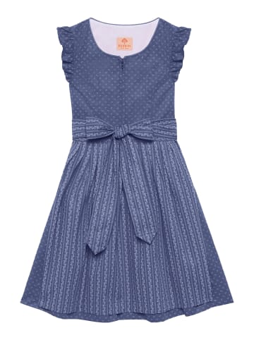 Berwin Kinderdirndl aus klassischem Blaudruck-Muster