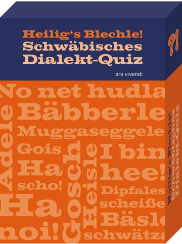 ars vivendi Heiligs Blechle! Schwäbisches Dialekt-Quiz | 68 Quizfragen rund um den...