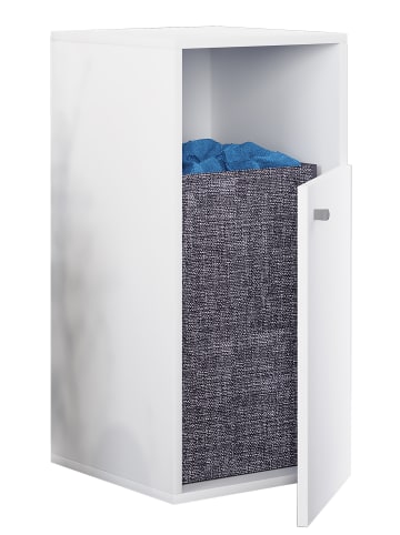 VCM  Wäscheschrank Wäschetruhe Wäschebox Dreso L 1f in Weiß