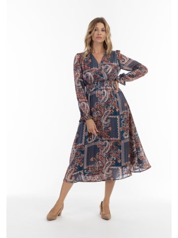 Albee Women Maxikleid Mit Paisley-Print in Blau Mehrfarbig
