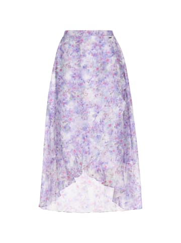 DreiMaster Vintage Women Skirt in violet pink multicolor