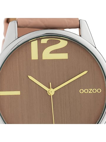 Oozoo Analog-Armbanduhr Oozoo Timepieces hellrosa groß (ca. 40mm)