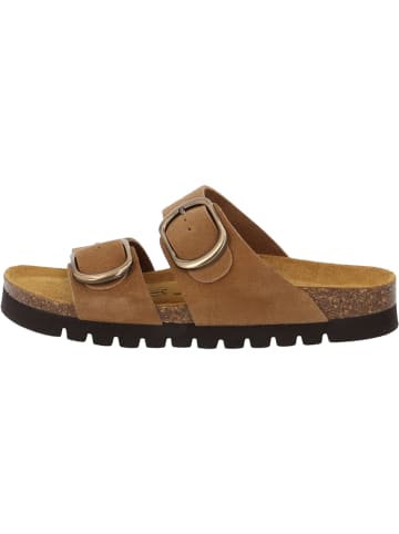 Palado Pantoletten Samos OGS MP Velours Premium Leather in Braun