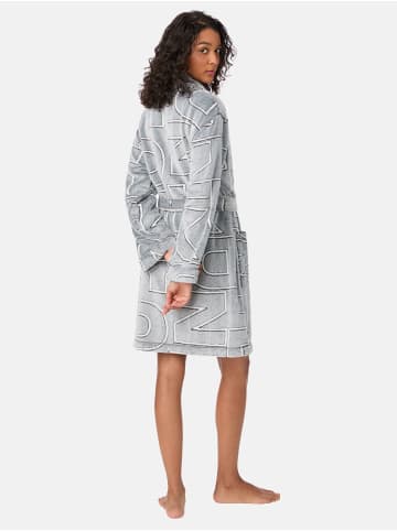 DKNY Signature Robe Nachtwäsche in grau