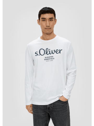 s.Oliver T-Shirt langarm in Weiß