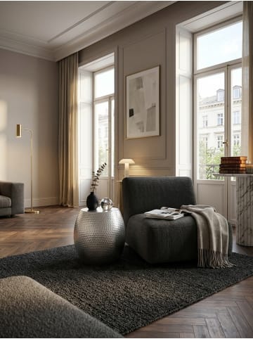 KADIMA DESIGN Beistelltisch 42x42x42cm Aluminium Silber Dekotisch Orientalisch in Silbern