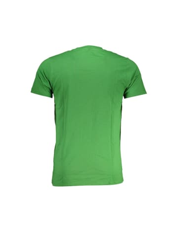 cavalli CLASS Grünes Baumwoll-T-Shirt