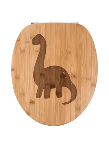 Mr. & Mrs. Panda WC Brille Dinosaurier Langhals ohne Spruch in Transparent