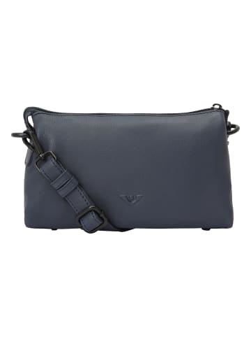 VLD VOi Leather Design 4 Season Umhängetasche Leder 21 cm in blau