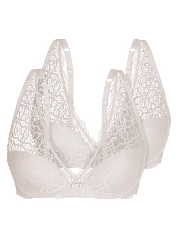 Sassa 2er Pack Schalen-BH in ivory