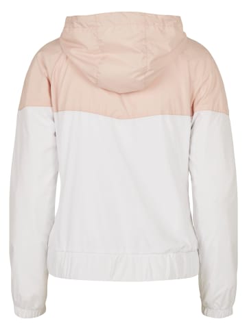 Urban Classics Urban Classics Windbreaker in lightpink/white