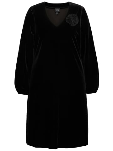 Ulla Popken Midikleid in schwarz