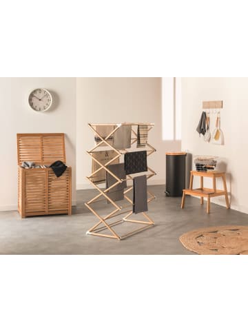 5five Simply Smart Wäschekorb, doppelt, 2-fach, SICELA in Beige, (B) 40 x (H) 60 x (L) 60 cm