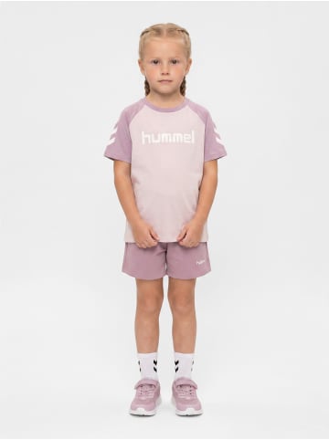 Hummel T-Shirt Hmljr Logo Lebensstil Kinder in SEA FOG
