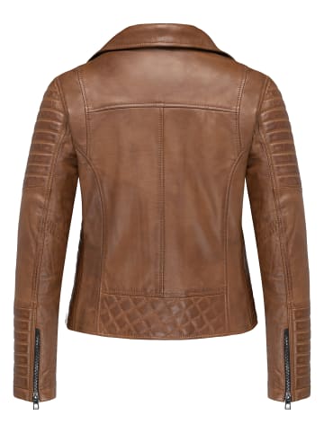 REPUBLIX Lederjacke KYANA in Cognac
