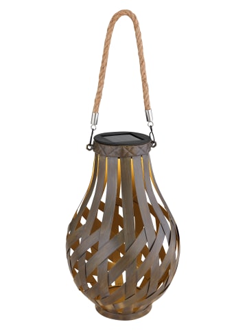 Globo lighting Solarleuchte "SOLARLEUCHTE METALL, 1XLED" in brown